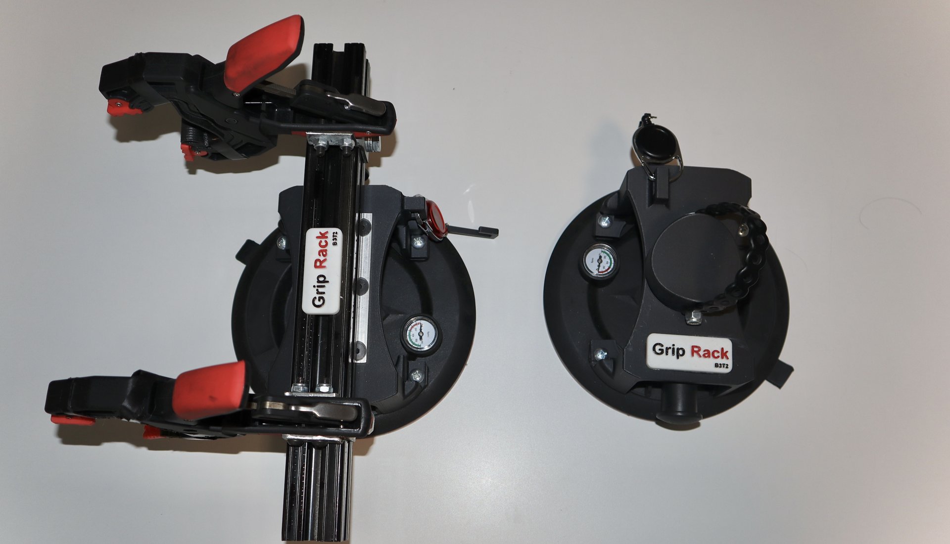 GripRack with bike mounted on vehicle